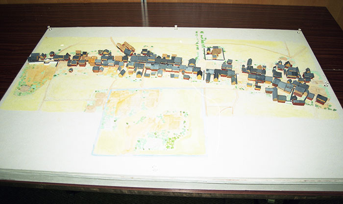 （写真）幕末向日町町並み復元模型