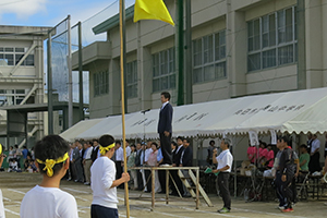 （写真）勝山中学校体育大会
