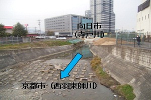 （写真）森本町戌亥から京都市（久世東土川町）