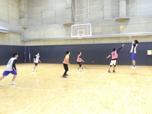 中学生男子試合風景