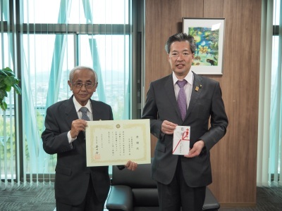 公益財団法人日本公衆電話会 感謝状贈呈式