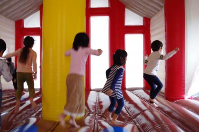 「ふわふわ！朝堂in」中の様子