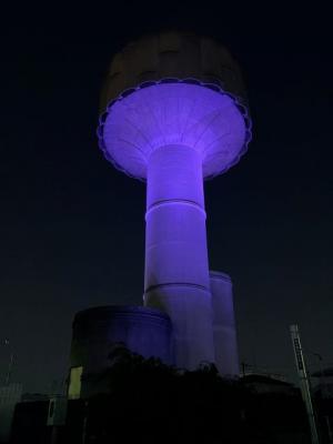 ブルーライトアップ