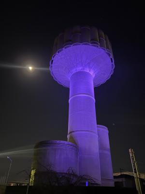 12月10日から16日の北朝鮮人権侵害啓発週間の期間にあわせて、シンボルカラーである青色にライトアップしています